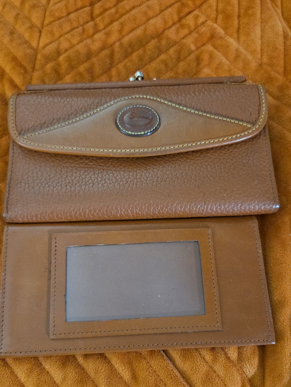 Vintage Dooney And Bourke AWL Wallet. Est. 1985-93. USA
